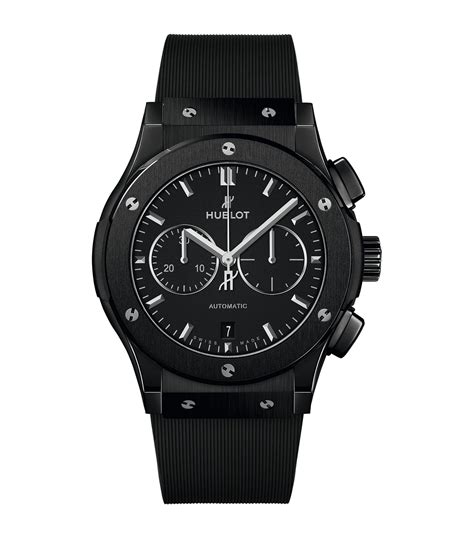 hublot black band|hublot black magic price.